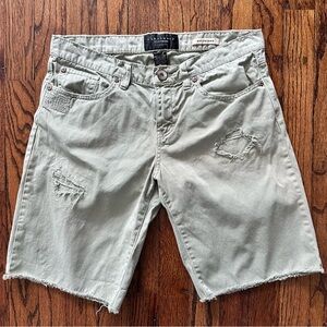 🦋 Women’s Sanctuary Boyfriend Jean Shorts Green 28